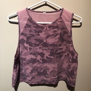 Lululemon sculpt tank top cropped